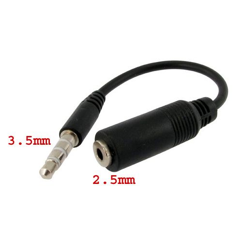 5mm to 2.5mm Headset Adapter iPhone BlackBerry HTC  